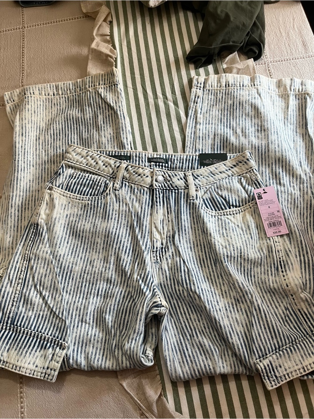Wild Fable Striped Cargo Pants BRAND NEW